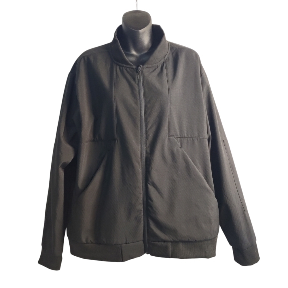 Elements Men's Black Fleece Lined ZIP Up Jacket Sz X-large